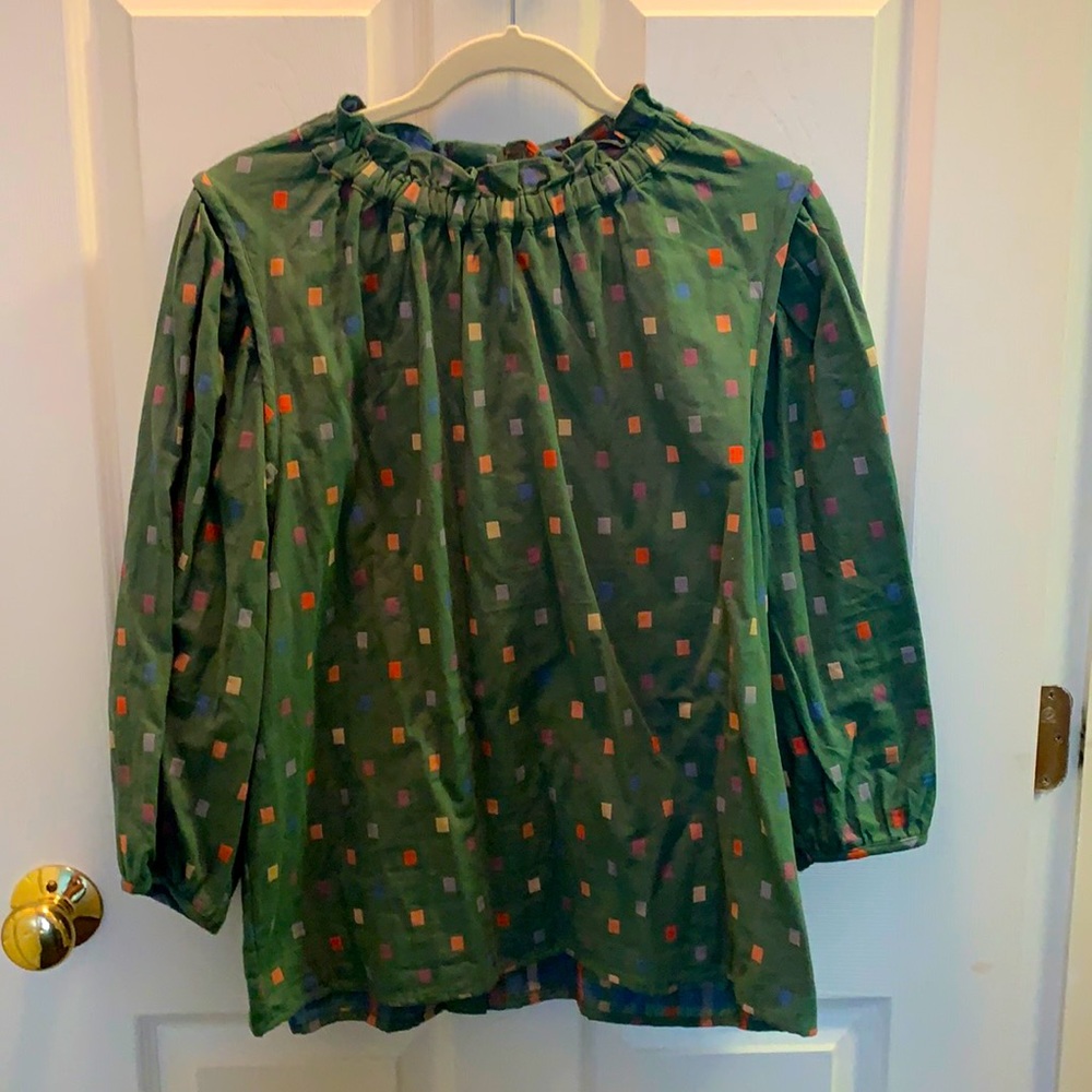 Anthropologie RO & DE high neck cotton top